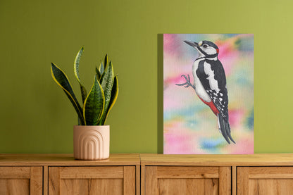 Wanddecoratie "Grote bonte specht"