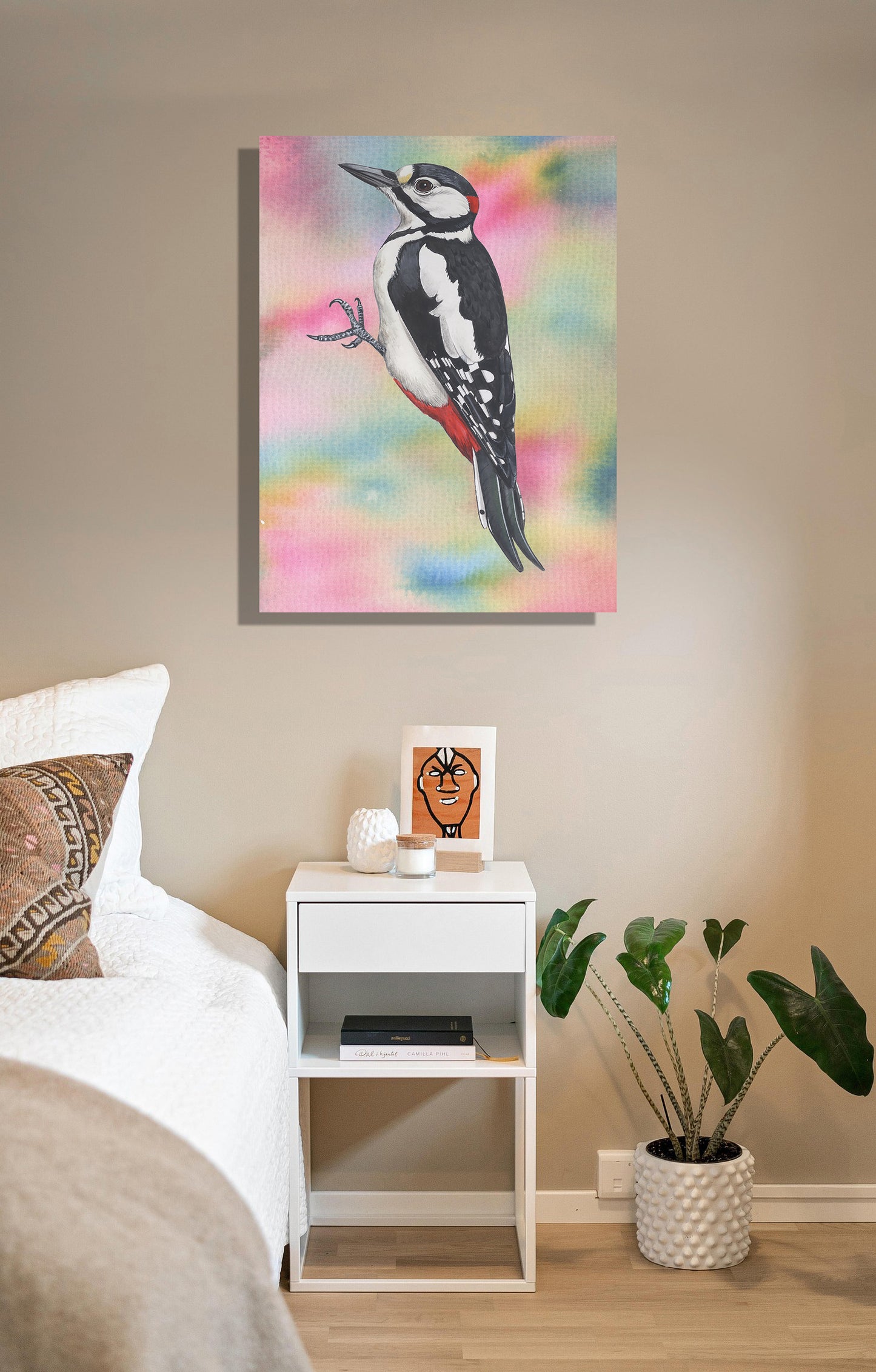 Wanddecoratie "Grote bonte specht"