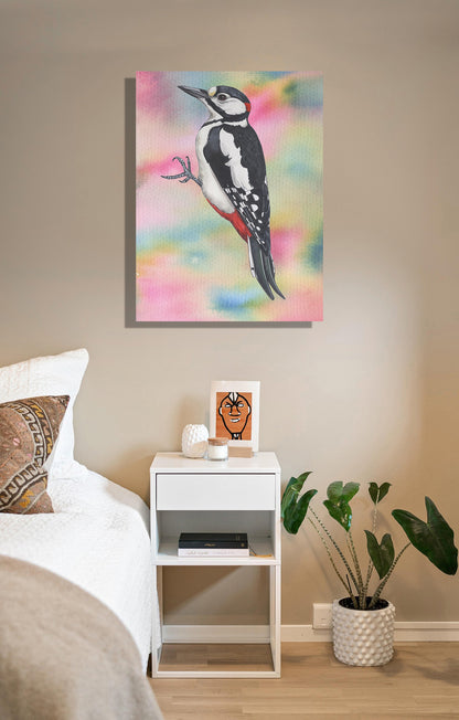Wanddecoratie "Grote bonte specht"