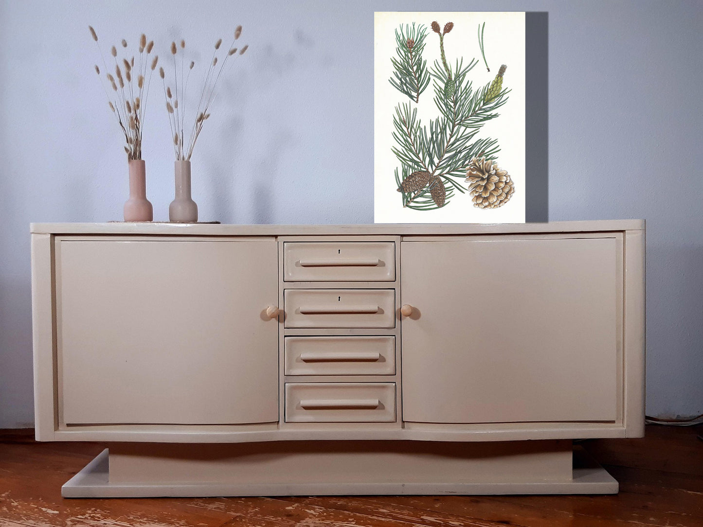 Wanddecoratie "Grove den, het leven van"