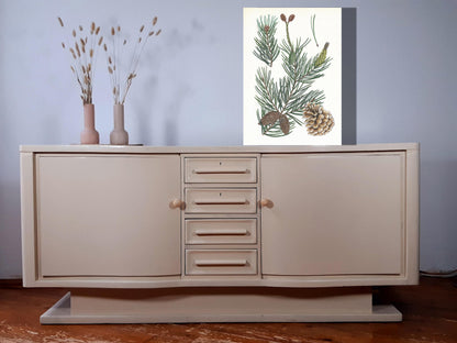 Wanddecoratie "Grove den, het leven van"