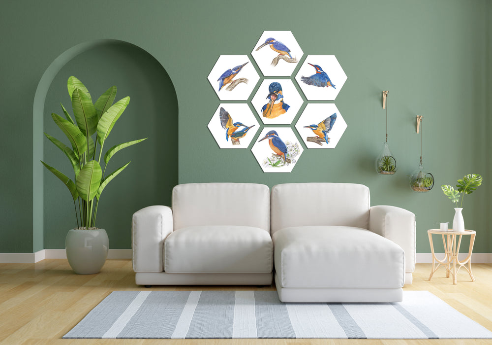 Collage "IJsvogel"