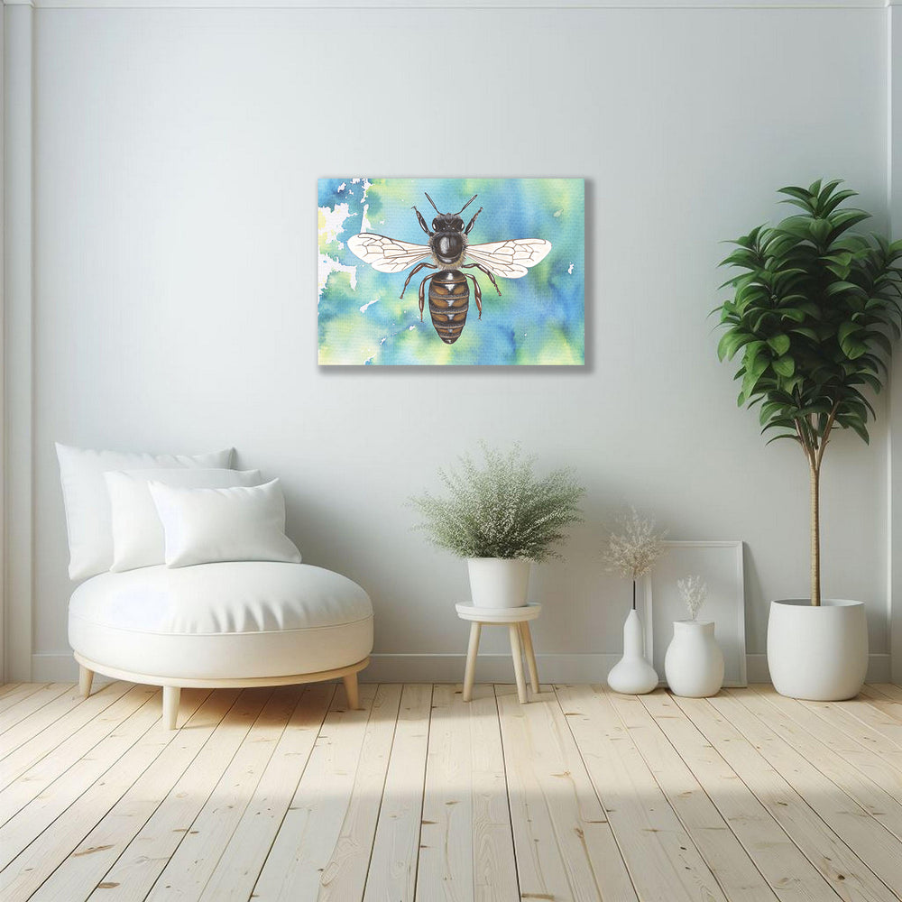 Wanddecoratie "Honingbij koningin"
