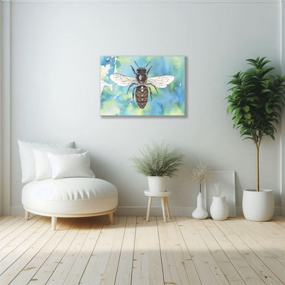 Wanddecoratie "Honingbij koningin"