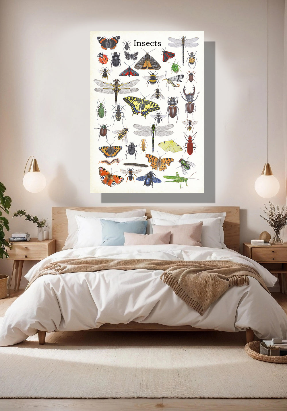 Wanddecoratie "Insects"