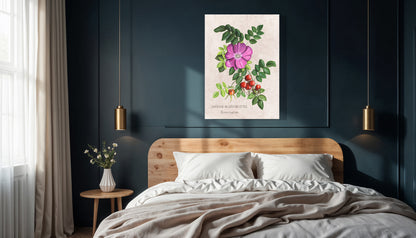 Wanddecoratie "Japanse rozenbottel"