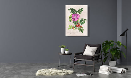 Wanddecoratie "Japanse rozenbottel"