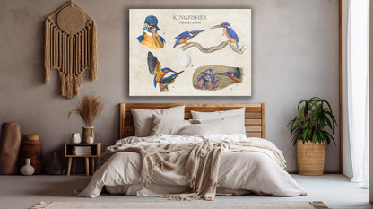 Wanddecoratie "Kingfisher"