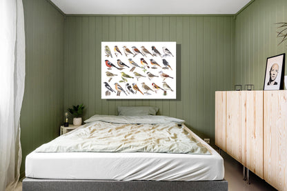 Wanddecoratie "Kleine zangvogels"