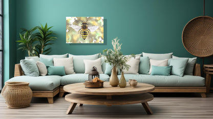 Wanddecoratie "Klimopbij"