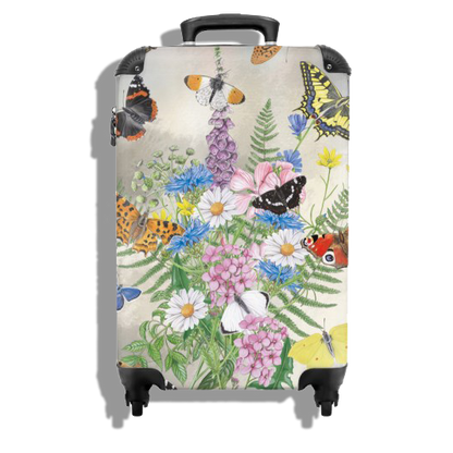Koffer "Bos kleurrijke bloemen"