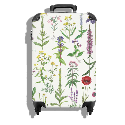 Koffer "Botanische illustraties van wilde bloemen 2"