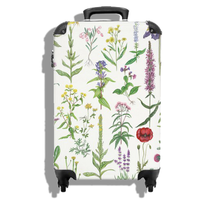 Koffer "Botanische illustraties van wilde bloemen 2"