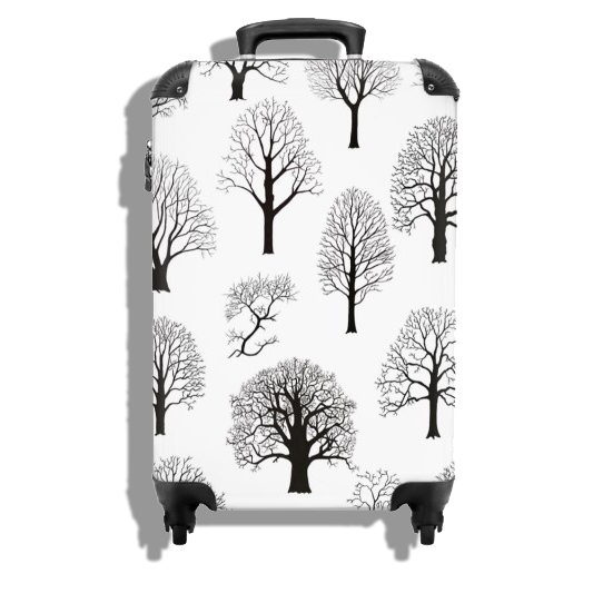 Koffer "Silhouettten bomen"