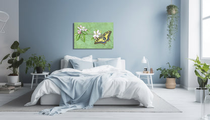 Wanddecoratie "Koninginnenpage op appel"