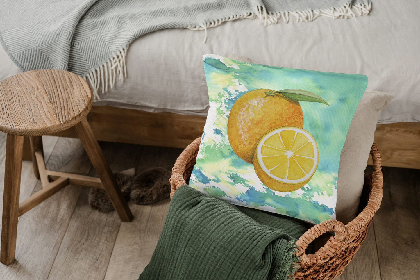 Kussen "Zoete sinaasappel"