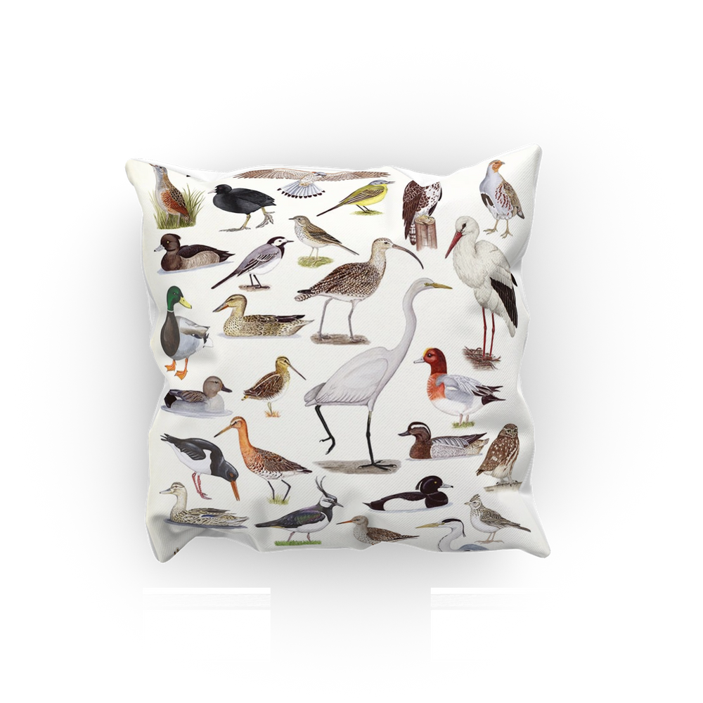 Kussen "Meadow Birds"