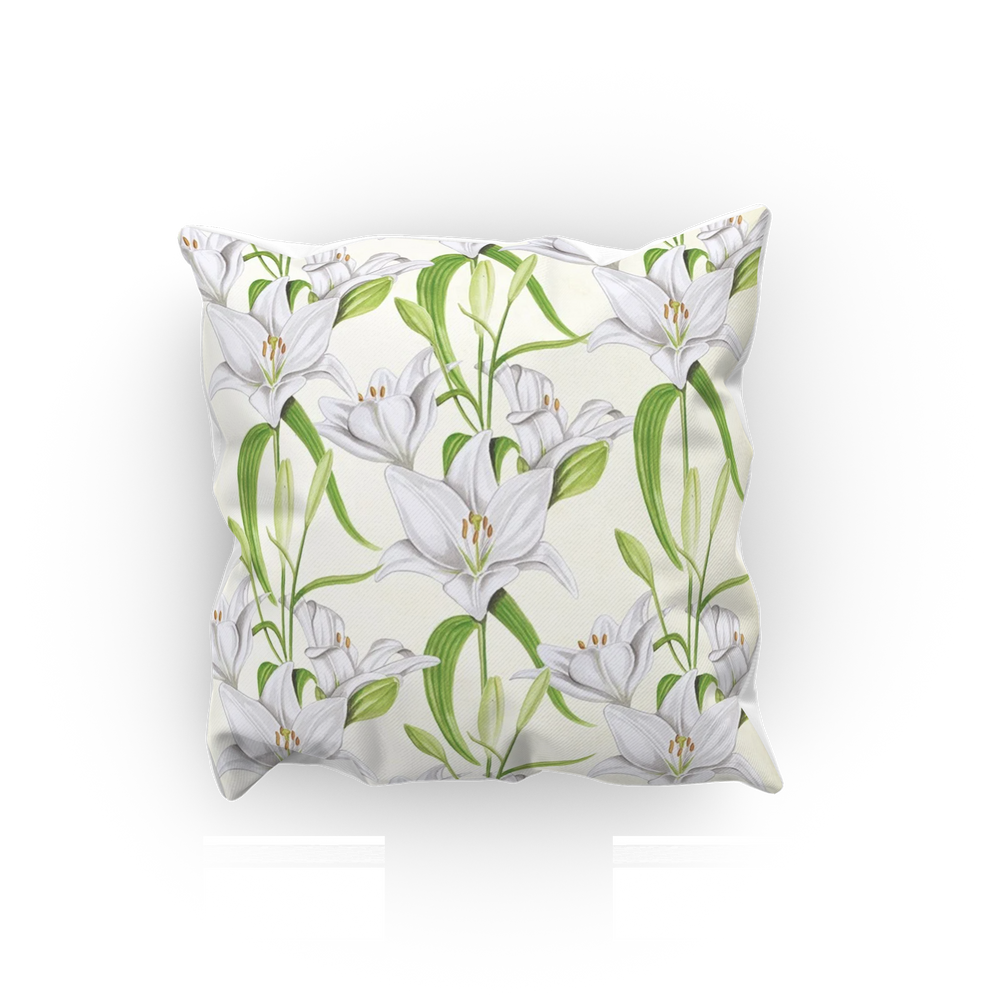 Kussen "Witte lelies"