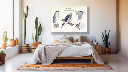 Wanddecoratie "Kwak, het leven van"