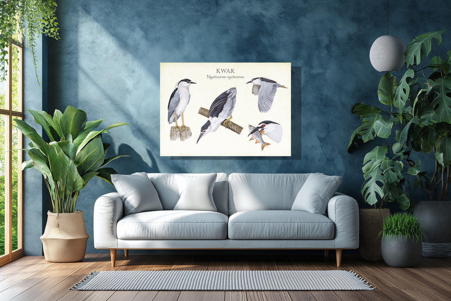 Wanddecoratie "Kwak, het leven van"