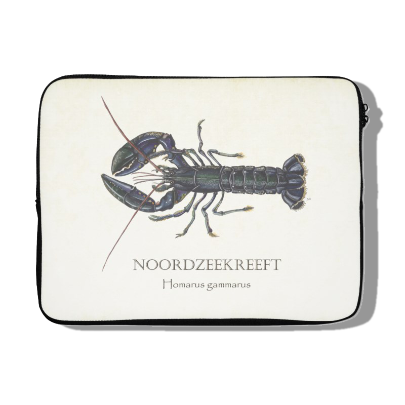 Laptophoes "Noordzeekreeft"
