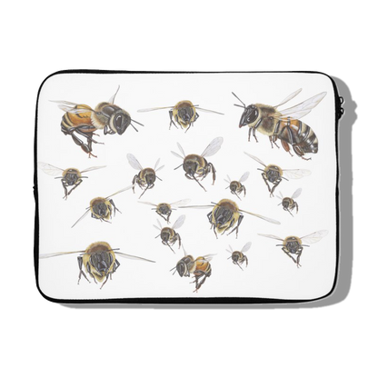 Laptophoes "Honingbijen in vlucht"