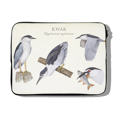 Laptophoes "Kwak, het leven van"