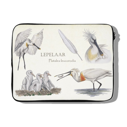 Laptophoes "Lepelaar, het leven van"