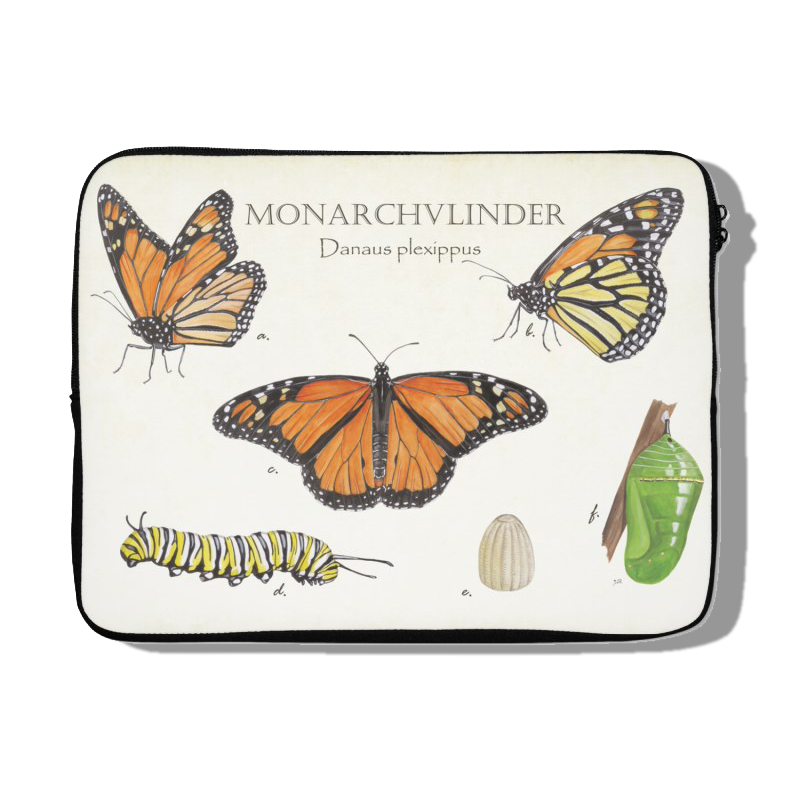 Laptophoes "Monarchvlinder"