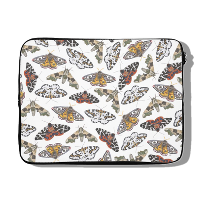Laptophoes "Collage van nachtvlinders"