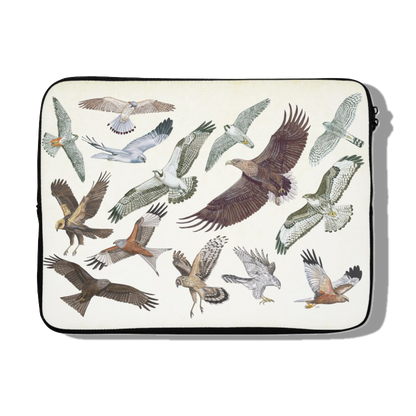 Laptophoes "Roofvogels in vlucht"