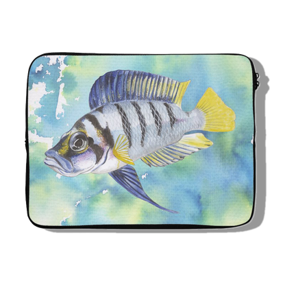 Laptophoes "Tropische vis"