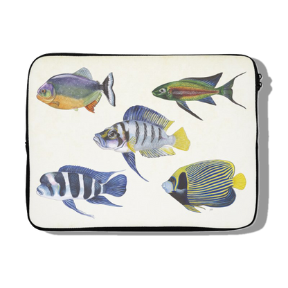 Laptophoes "Tropische vissen"