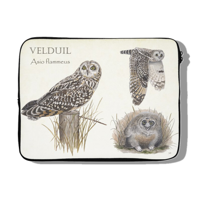 Laptophoes "Velduil, het leven van"