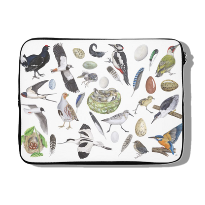 Laptophoes "Vogels, het leven van"