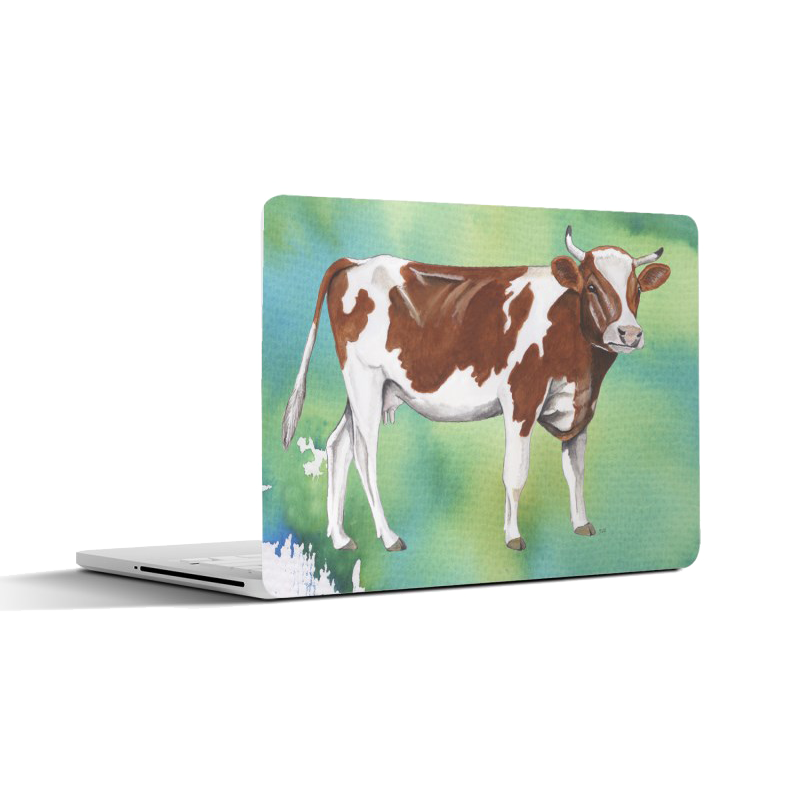 Laptopsticker "Fries Holland Koe"