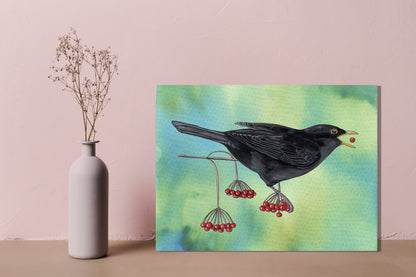 Wanddecoratie "Merel"