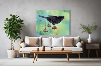 Wanddecoratie "Merel"