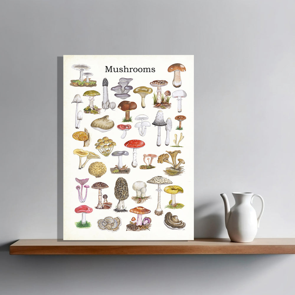 Wanddecoratie "Mushrooms"