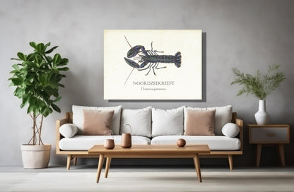 Wanddecoratie "Noordzeekreeft"
