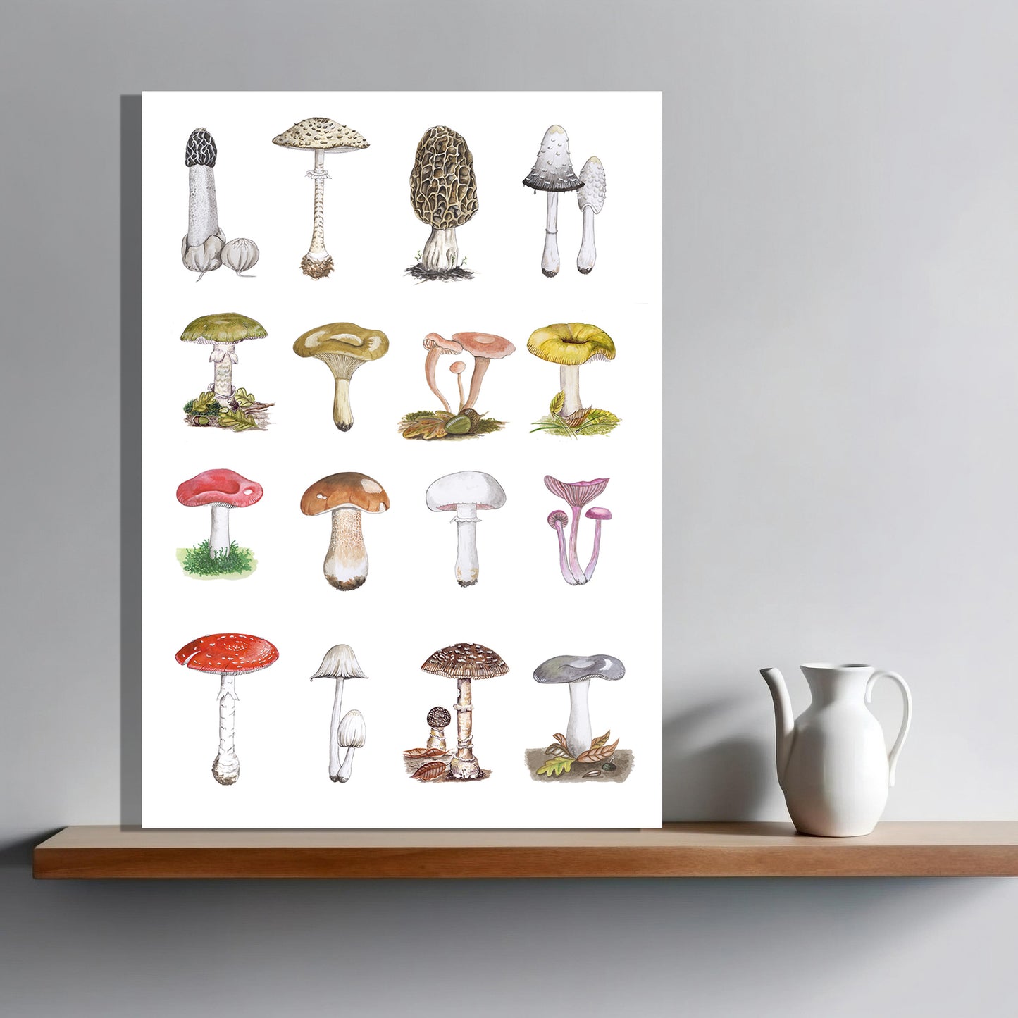 Wanddecoratie "Paddenstoelen"