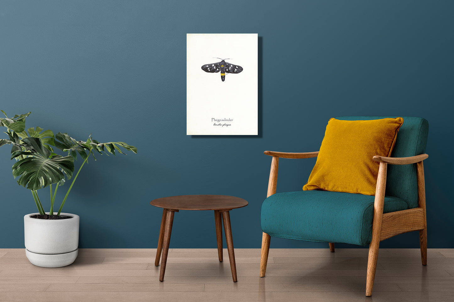 Wanddecoratie "Phegeavlinder"