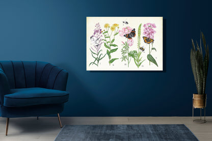 Wanddecoratie "Planten en haar insecten"