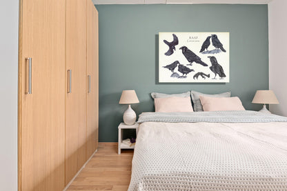 Wanddecoratie "Raaf, het leven van"