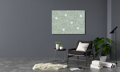 Wanddecoratie "Rankende helmbloem"