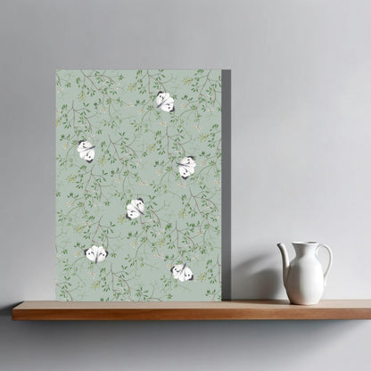 Wanddecoratie "Rankende helmbloem"