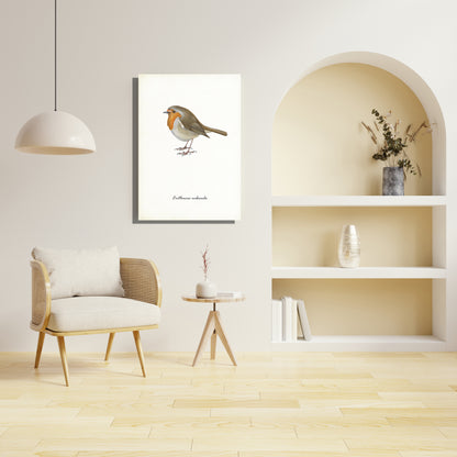 Wanddecoratie "Roodborst"