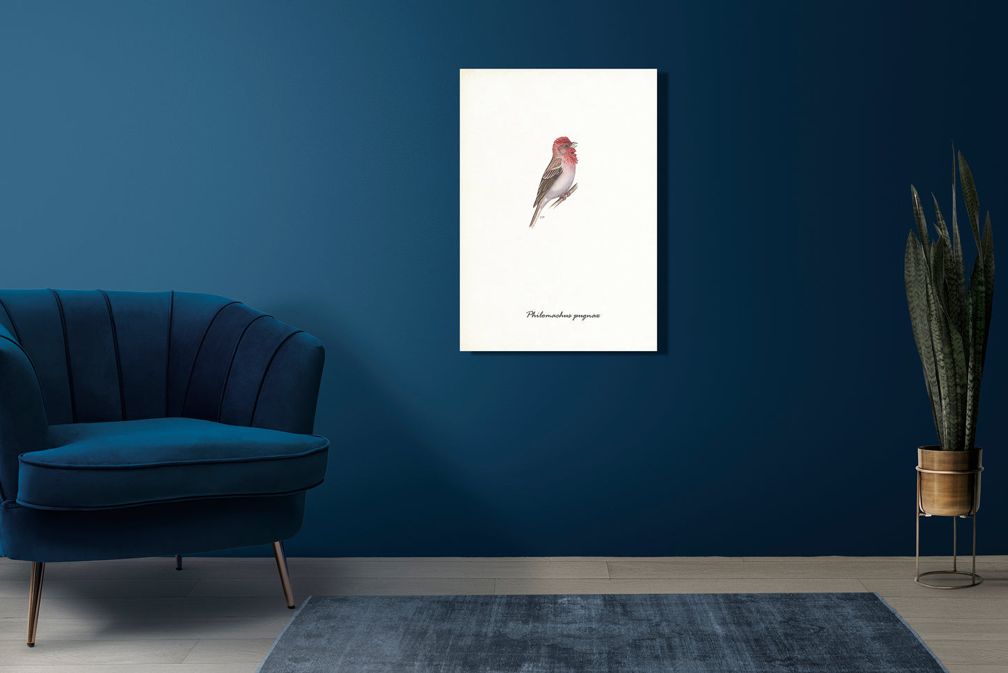 Wanddecoratie "Roodmus"