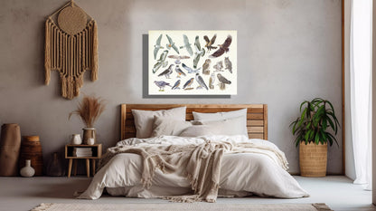 Wanddecoratie "Roofvogels en uilen"