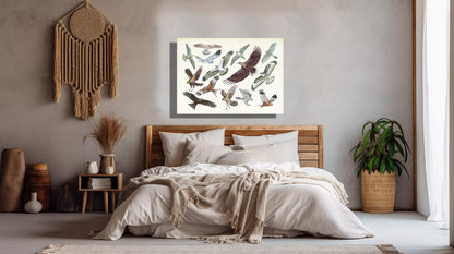 Wanddecoratie "Roofvogels in vlucht"
